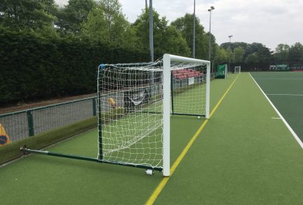 12x6 Mini Soccer Aluminium Fence Fixed Goals